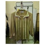 Da Rue of California Tan Blazer with White Trim