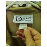 Da Rue of California Tan Blazer with White Trim