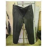 LOFT Black Dress Pants with Zip Details