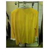 Da-Rue of California Yellow Silk Blouse cover jacket