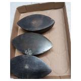 Cast Iron Sad Irons Set