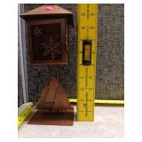 Winter Scene Metal Lantern with Pine Trees