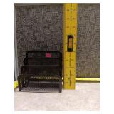 Black Mesh Desk Organizer Set