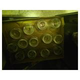 Clear Glass Candle Holders Lot