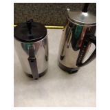 Presto and Empire Supreme Electric Coffee Percolators Set - missing cord
