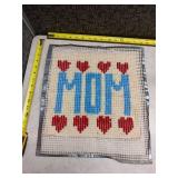 Handmade Latch Hook Wall Decor