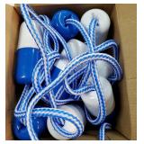 Safety Rope with Floats, Pre-Assembled Divider Buoy with Hooks. 20 Foot. - Retail: $45
