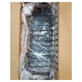 ANTOPY Sink Dish Drying Rack - Expandable Small Dish Rack Over Sinks with Silicone Drying Tray, Dish Drainer for Kitchen Counter with Cutlery Holder, Drying Rack Fit for 14ââ-19ââ 