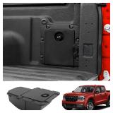 Bed Cargo Partition Storage Bin with Code Lock Compatible with Ford Maverick XL 2025 2024 2023 2022 Accessories, Rear Truck Side Organizer Fit Maverick XL - Retail: $55