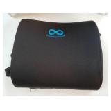 Everlasting Comfort Lumbar Support Pillow for Office Chair - Gel Infused Back Cushion for Chair, Car, Couch - Lumbar Pillow Promotes Better Posture, Back Pain Relief - Ideal for Gaming and Desk Chairs