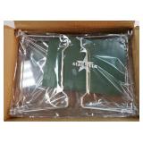 2 Pcs Cabinet Organizer Shelfï¼Stackable Kitchen Counter Shelves, Spice Rack, Countertop Organizersï¼Clear Plastic Storage Shelves Rack for Makeupï¼Bathroom, Cupboardï¼Deskï¼Pantry