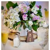 Set of 10 Wood Slices for centerpieces! Wedding and Baby Shower centerpieces (Set of 10 Medium (9-11)) - Retail: $50"