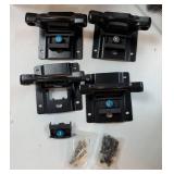 4 Pcs Ruck Bed Tie Down Anchors with Cleats & Plates, Compatible with Ford F150 F250 F350 & Raptor 2015-2024 2025,Super Duty Models. One is Broken. - Retail: $35