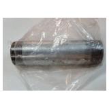 LDR Industries 303 2X8 Pipe Nipple, 2-Inch X 8-Inch, Black