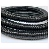 Pond Tubing 1 1/4Id Black Plastic Corrugated Water Hose Strong Flexible Sump Pump Drain Hose Pipe 10Ft - Retail: $25"