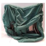 Oversized Chair with Ottoman, Modern Chair with Folding Footrest, Lounge Accent Chair, Comfortable Reading Chair for Bedroom, Study, Living Room, Courtyard (Velvet Dark Green - Retail: $130