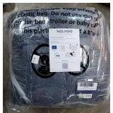 Convertible Sofa Bed, Pull Out Loveseat Sleeper Sofa, 2 in 1 Folding Couch Bed, Fold Out Floor Couch with Pillows for Living Room Bedroom Lounge, Black - Retail: $230