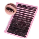 280Pcs Wispy Individual Lashes DIY Eyelash Extensions 8-16MM D-Curly Lash Extensions Lash Clusters 80D Cluster Eyelashes DIY.  SOME LASHES MIGHT BE MISSING.