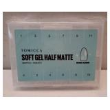 Tomicca Soft Gel Half Matte Medium Almond Nails. 360pcs. 12sizes.