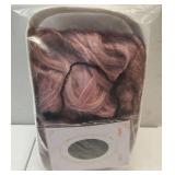 BERON 14 Inches Pink Wig for Women Girls Short Curly Synthetic Wig with Bangs Lovely Pink