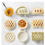 3PCS Dough Presser Pocket Pie Molds, Party Potluck Hand Pie Molds, Apple, Pumpkin And Acorn Shapes (classic model)