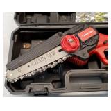 Mini Chainsaw 6 Inch Cordless, Super Handheld Chainsaw with 2x Big Batteries, Electric Mini Chain saw Battery Powered, Small Hand saws for Tree Wood. NO BATTERY.