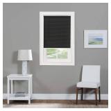 Achim GII Morningstar Indoor Cordless Black Vinyl Light Filtering Window Mini Blind  64  L x 26  W - Retail: $30