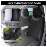 Premium Waterproof Seat Cover Towel Protector Neoprene Universal Fit, Upgraded 100% Washable & Removable Non-Slip Sweat Carseat Towel Covers, Perfect for Gym/Yoga/Workout 2PCS - Retail: $33
