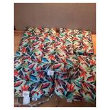 20 in. W x 20 in. D Universal Outdoor Seat Pad in Bananas (Set of 5) - Retail: $95