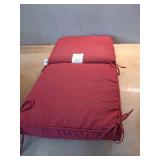 17 in. W x 20 in. D CushionGuard Mid Back Universal Outdoor Cushion in Chili