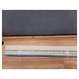 Achim GII Morningstar Indoor Cordless Vinyl Light Filtering Window Mini Blind  Pearl White  64  L x 27  W