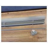 Achim GII Morningstar Indoor Cordless Grey Vinyl Light Filtering Mini Blind  35  W x 64  L