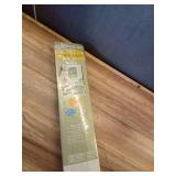 Achim GII Morningstar Indoor Cordless Grey Vinyl Light Filtering Mini Blind  35  W x 64  L