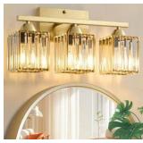 Modern Crystal Glass Vanity Light - Retail: $189