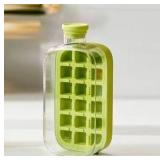 Modern Ice Cube Tray with Lid- green