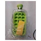 Modern Ice Cube Tray with Lid- green