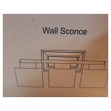 Modern Crystal and Brass Vanity Light - Retail: $189