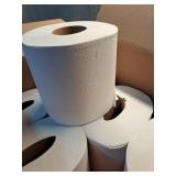 Jumbo Roll White Paper Towels - Industrial Size - 6 big T rolls