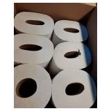 Jumbo Roll White Paper Towels - Industrial Size - 6 big T rolls