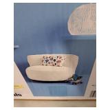 Memory Foam Filled Bean Bag Chair with Corduroy Cover Cream - Room Essentials - Retail: $85