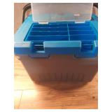 H2OX 19 Qt Bait Cooler Grey/Blue - Aerators and Fishing Lights at Academy Sports  - Retail: $79