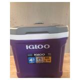 Igloo Purple Coolers & Water Bottles 60qt- HANDLE IS BROKEN - Retail: $50