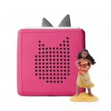 tonies Disney Toniebox 1 Audio Player Starter Set for Kids with Moana, 2.4 Ghz, Age Group 3+, Pink - Retail: $134