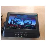 onn 10  1024p Dual Screen DVD Player with Digital Panel  Black - Retail: $125
