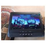 onn 10  1024p Dual Screen DVD Player with Digital Panel  Black - Retail: $125