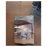 Vicllax Outdoor Sun Blocking Roller Shade, Patio Roll Up Shade Blinds 8ft x 8ft - Retail: $90