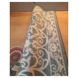 Mainstays India Medallion Textured Spa Green Indoor Living Room Area Rug 5 x 7 - Retail: $134