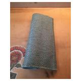 SAFAVIEH Courtyard Mitre Geometric Overdyed Indoor/Outdoor Runner  2 3  x 8   Aqua