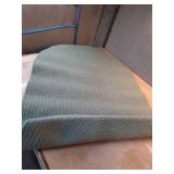 Green 42x66\" Oval 100% Polyester Reversible Solid Area Rug - Retail: $147