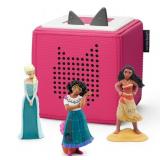 Tonies Disney Toniebox Audio Player Bundle with Elsa, Moana, and Mirabel, Multicolor, Weight: 3 lbs (MISSING MOANA) - Retail: $159